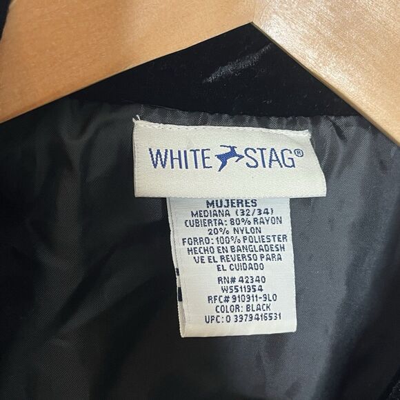 Patchwork Velvet Blazer Jacket Womens Size M Y2K Boho Colorful Artsy Whimsigoth - Picture 7 of 9